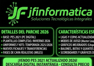 🎮 VENDO PES 2021 ACTUALIZADO 2026 ⚽