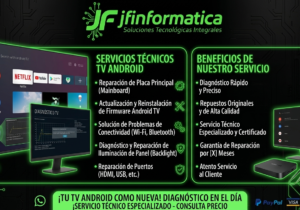📺🔧 Servicio Técnico de TV Android